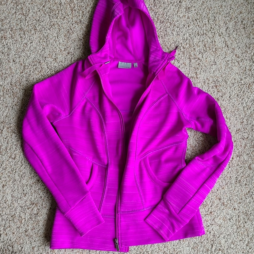 Athleta zip up jacket size M